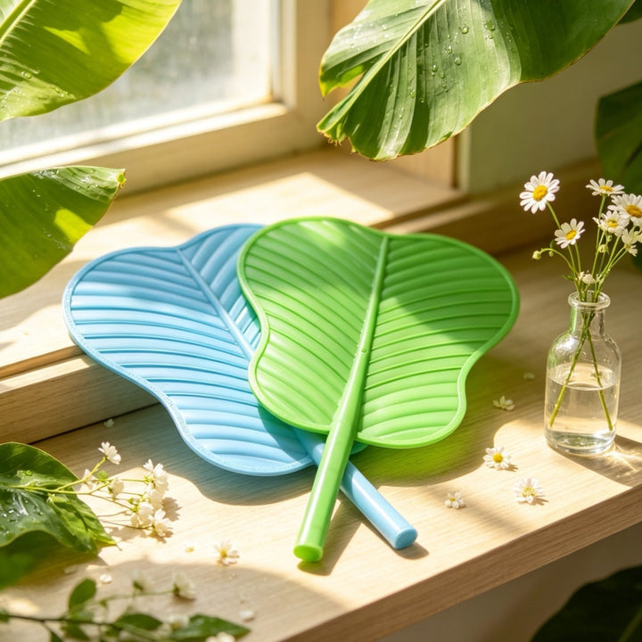 Leaf-Shaped Decorative Serving Tray Stornfeild