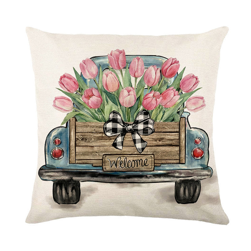Decorative Home Phrase Throw Pillow