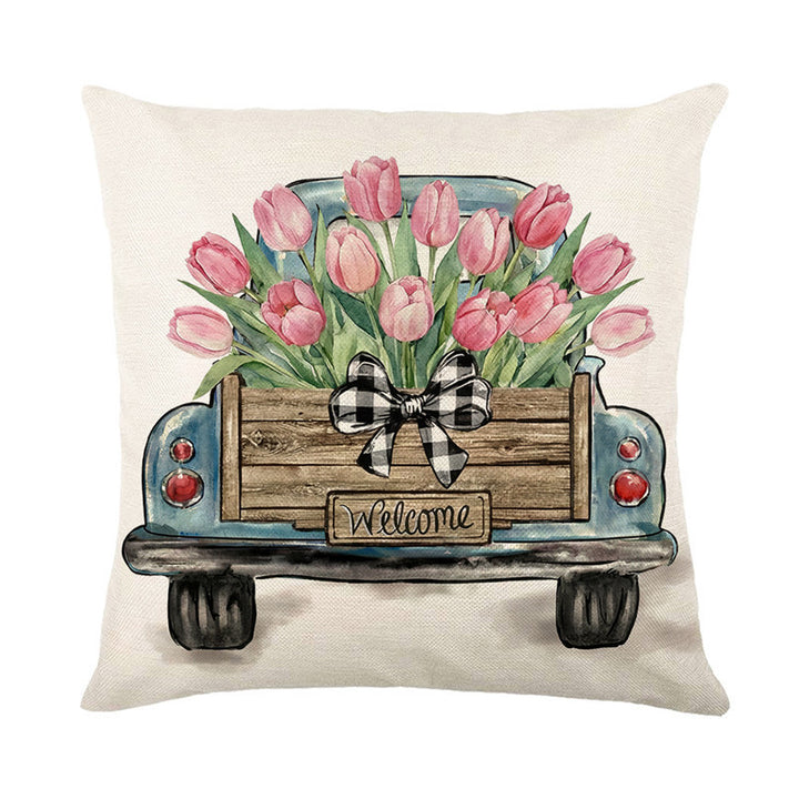 Decorative Home Phrase Throw Pillow