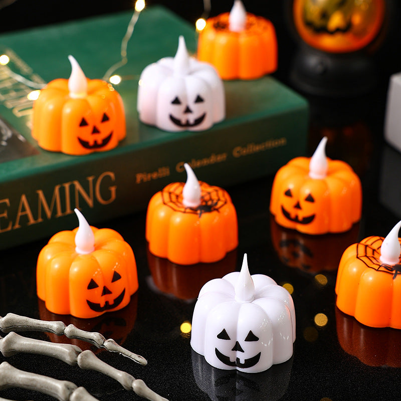 Creative tealight decoration in pumpkin design Stornfield