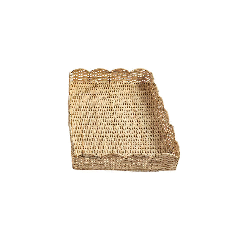 Scalloped Woven Storage Tray Stornfield