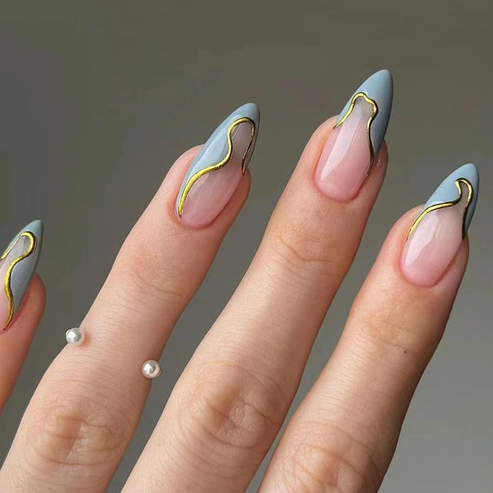 Stylish Decorative Press-On Nails Stornfield