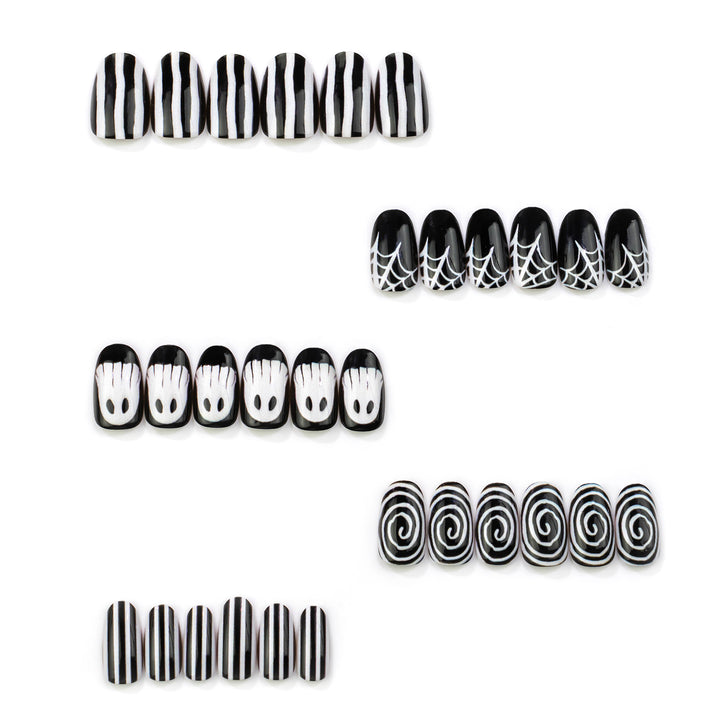 Halloween-Themed Manual Nail Art Set