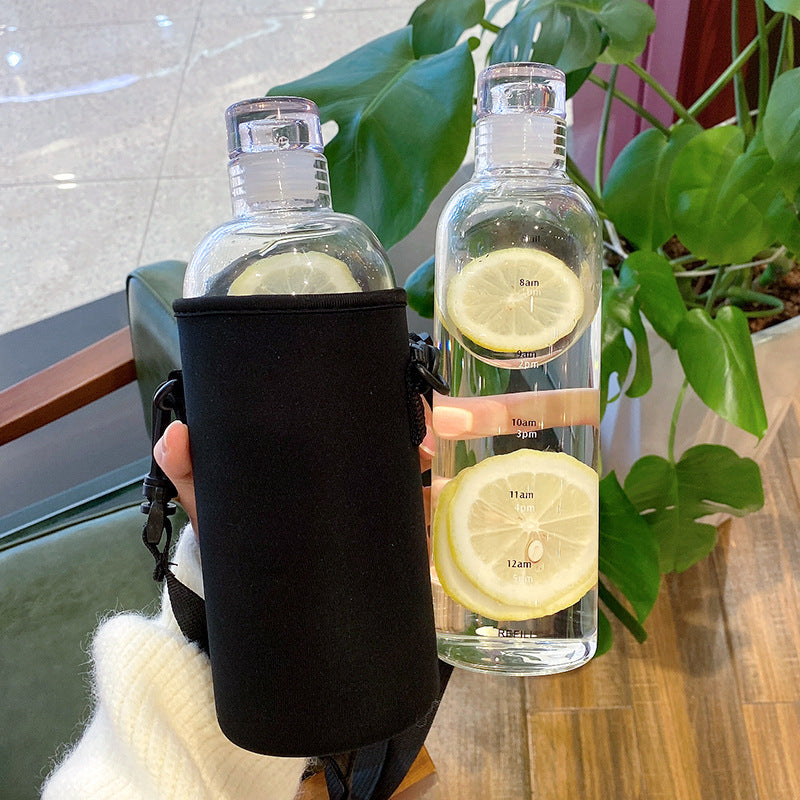 Women's Motivational Water Bottle with Time Markers Stornfield