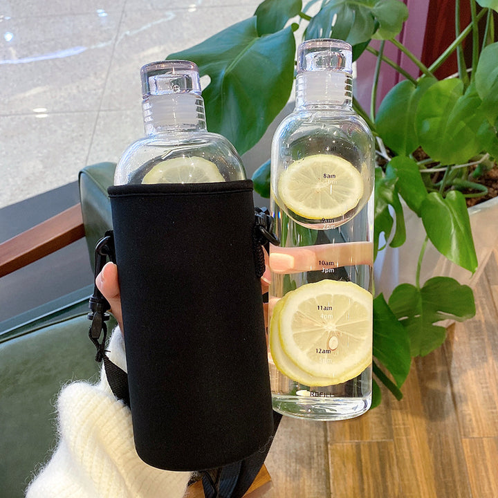 Women's Motivational Water Bottle with Time Markers Stornfield