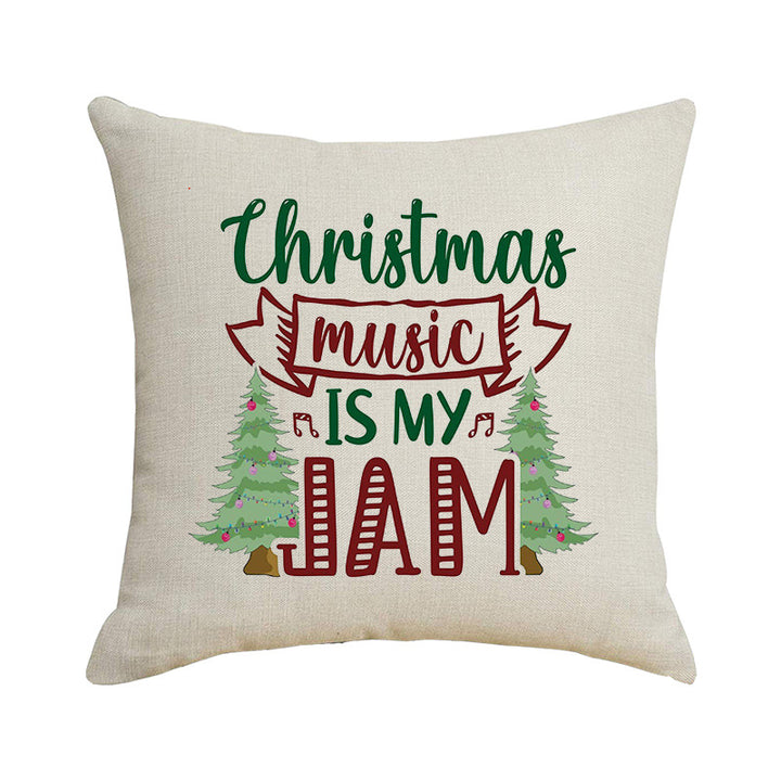 Festive Holiday Quote Throw Pillow