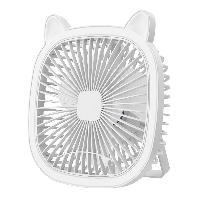 Ladies Portable Mini Table Fan in Cute Cat Design Stornfield