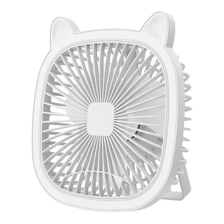 Ladies Portable Mini Table Fan in Cute Cat Design Stornfield