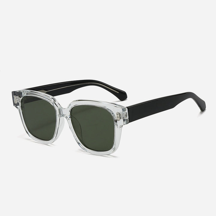 Women's Designer Sunglasses with Square Frame and Brown Lenses Stornfield