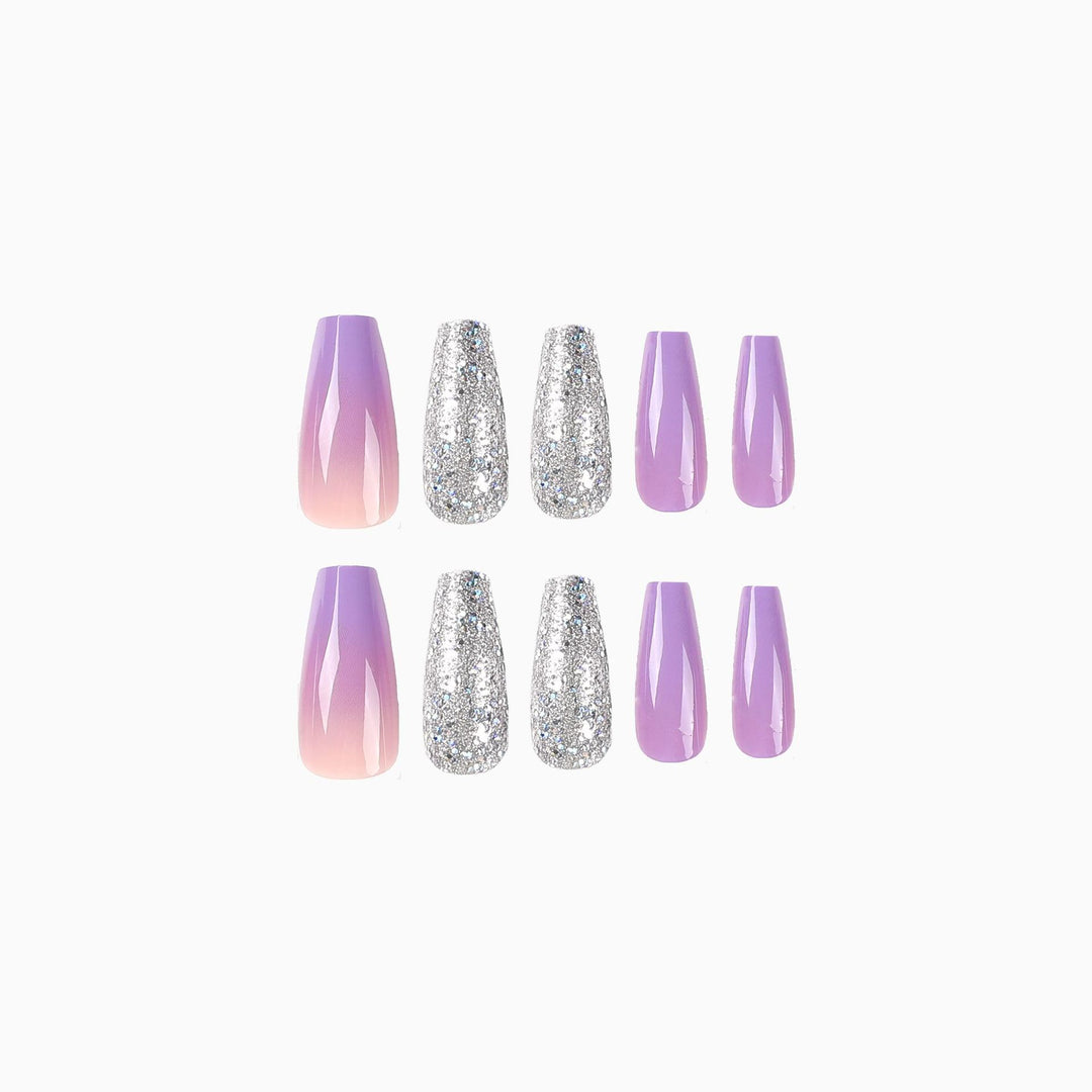 Artistic Nail Extensions with Glitter Design Stornfield