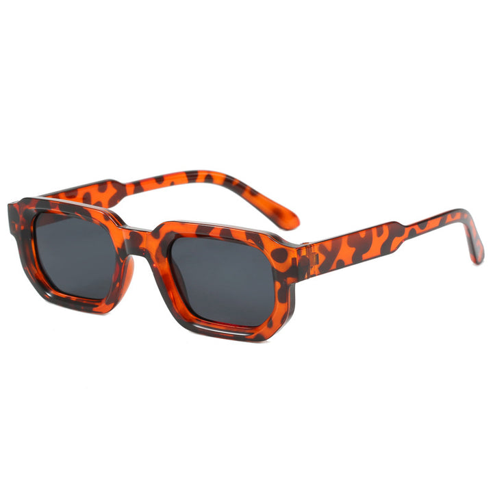 Women's fashionable square sunglasses with clear frame Stornfield