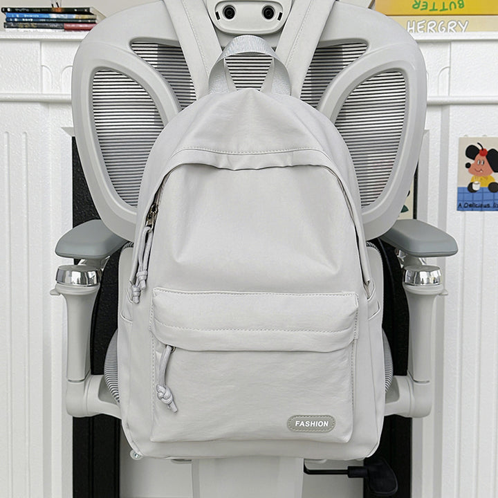 Stylish Casual Backpack with Cute Plush Charm Stornfield