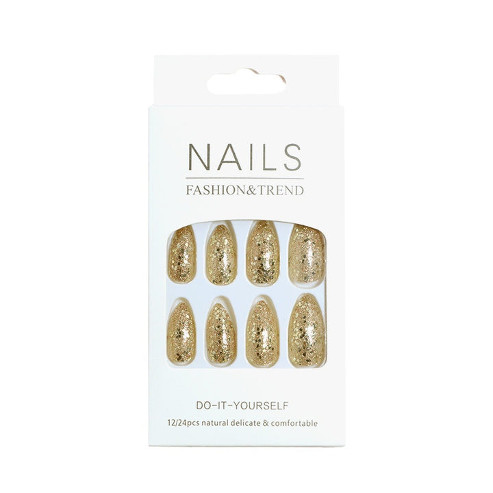 Glittering Long Stiletto Press-On Nails Stornfield