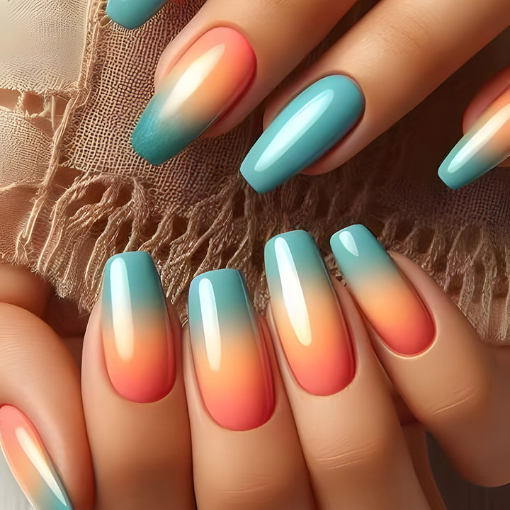 Ombre Press-On Nail Set Stornfield