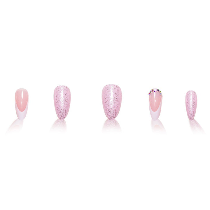 Elegant Floral Press-On Nail Art Extensions Stornfield
