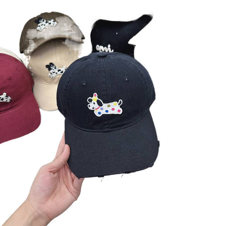 Women's Cute Embroidered Dog-Themed Baseball Cap Stornfield