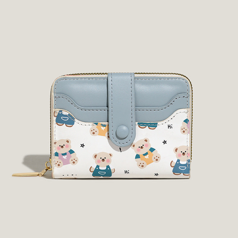 Cute Animal-Themed Card Wallet