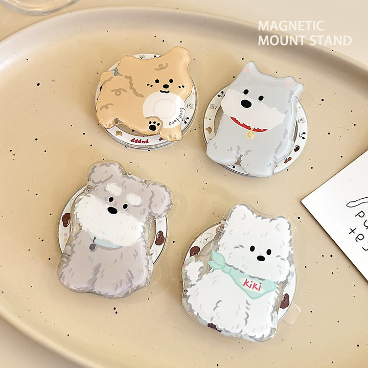 Magnetic smartphone holder in cute dog design Stornfield
