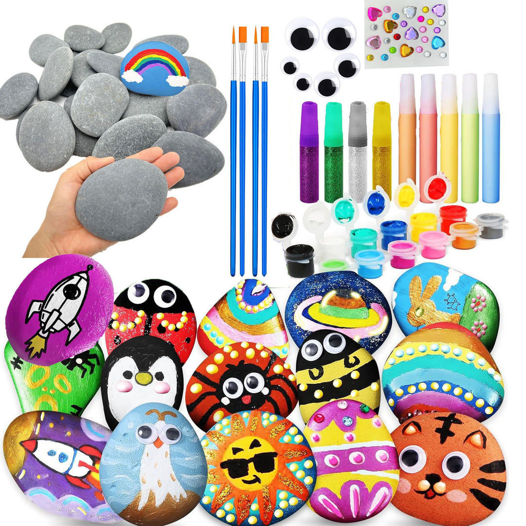 Unisex Creative Paint and Craft Set with Stone Motifs Stornfield