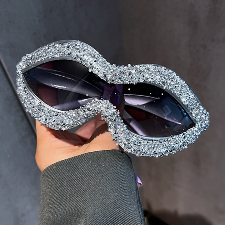 Women statement sunglasses with sparkling crystal embellishments Stornfield