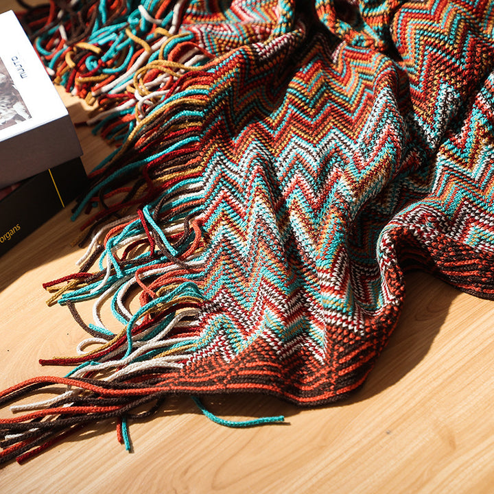 Cozy Knit Throw Blanket