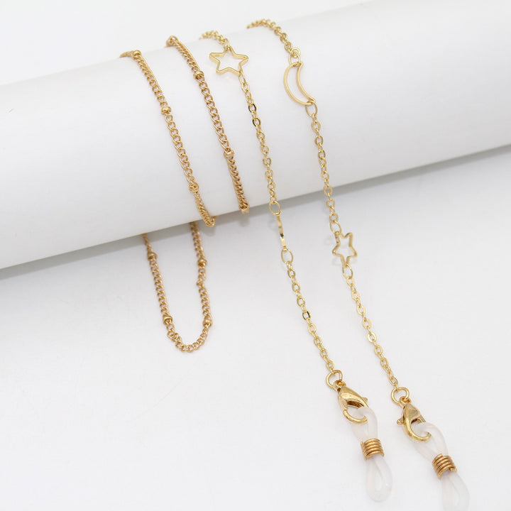 Elegant Cross-Embellished Eyewear Chain Stornfield
