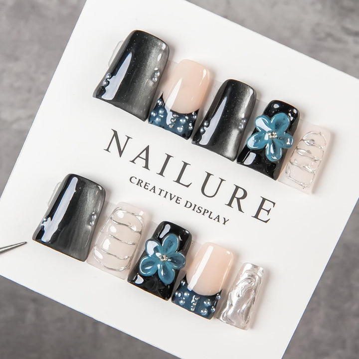 Artistic Press-On Nail Display