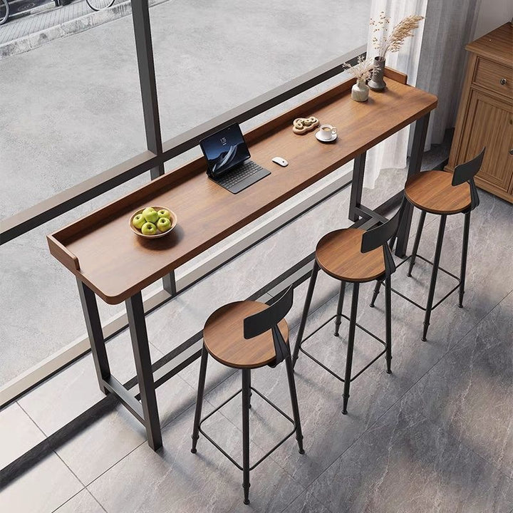 High-quality bar table with integrated storage Stornfield