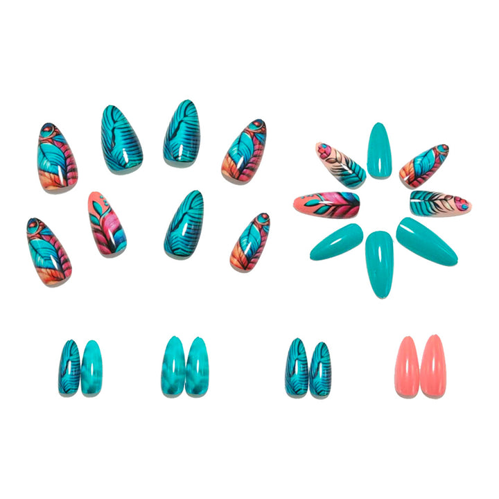 Luxury Botanical Design Press-On Nails Stornfield