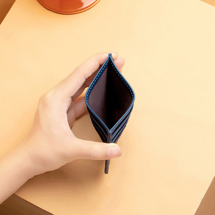 Premium Woven Leather Cardholder Stornfield