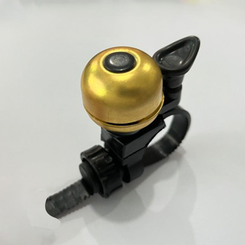 compact adjustable bicycle bell with quick-release silicone strap Stornfield