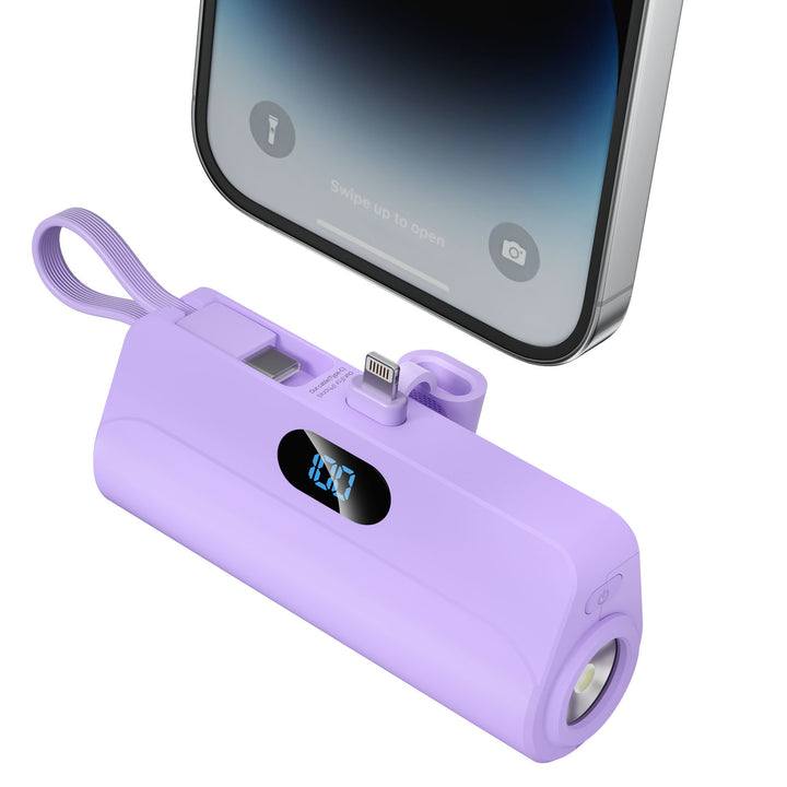 Compact power bank with integrated LED light Stornfield