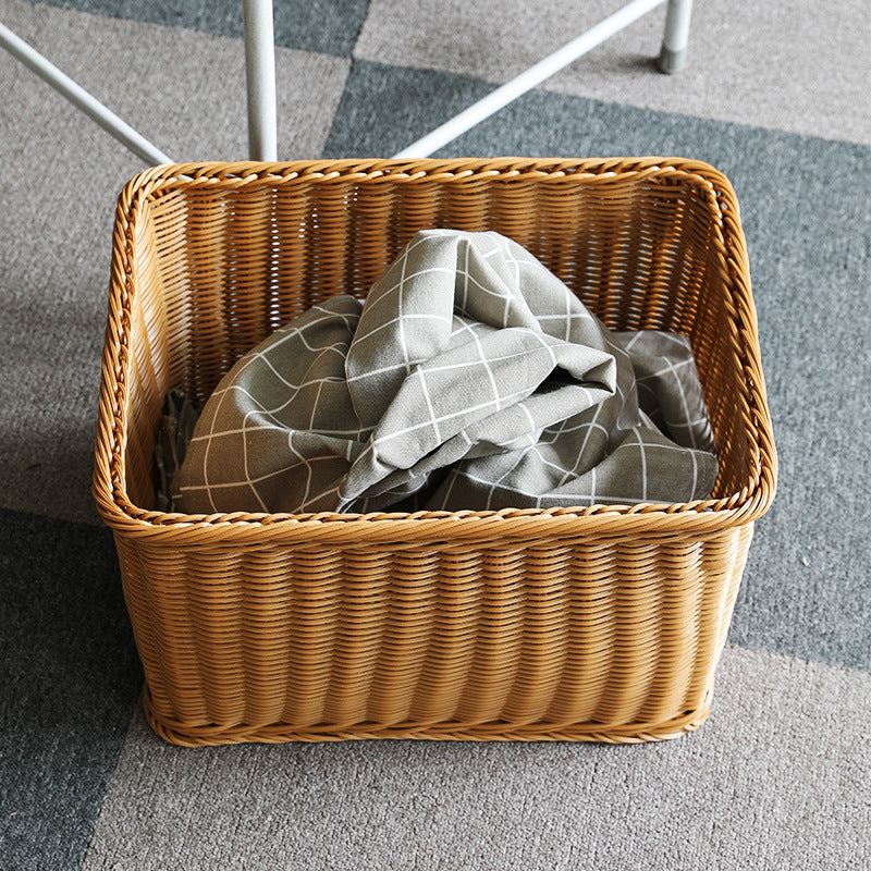 Unisex Practical Storage Basket made of High-Quality Rattan Stornfield
