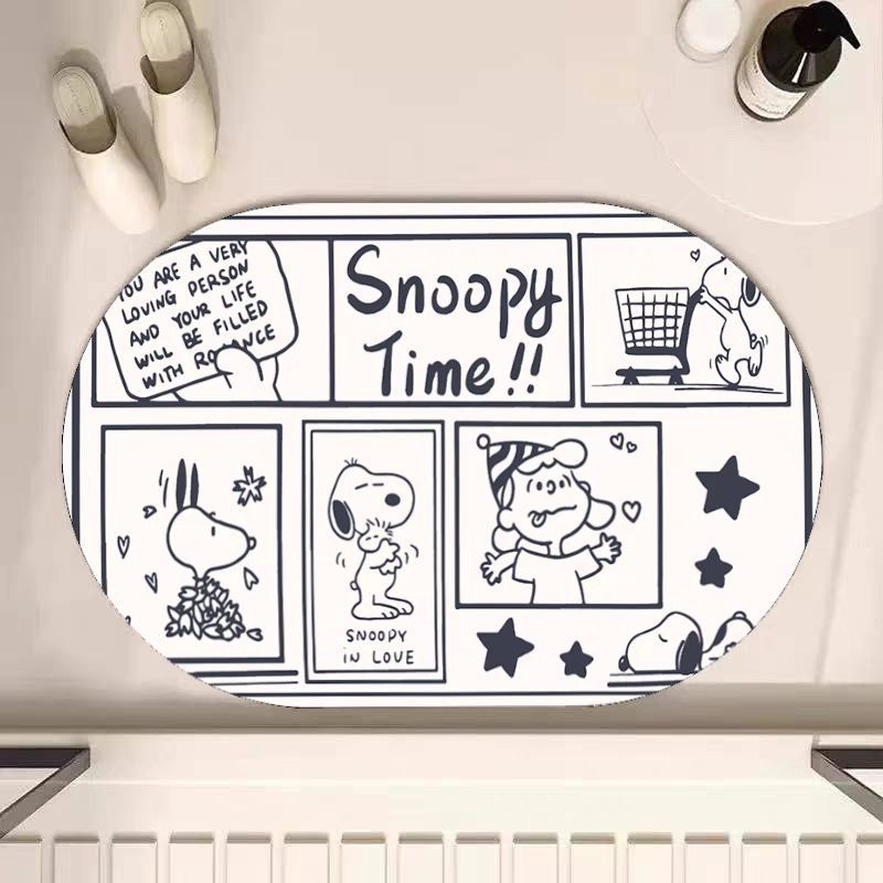 Playful Cartoon Characters Carpet