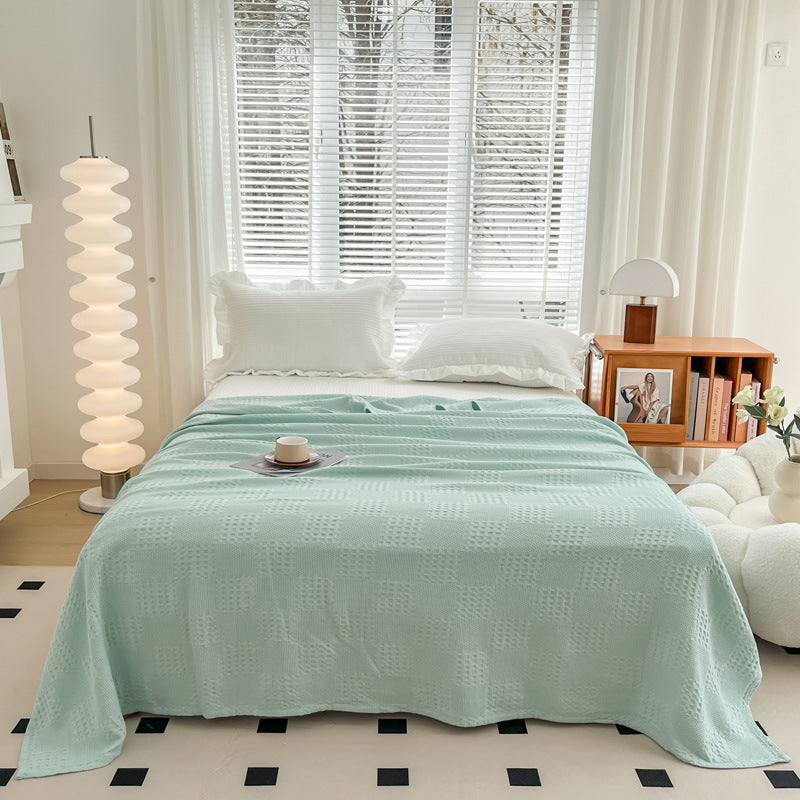 Textured Lightweight Throw Blanket