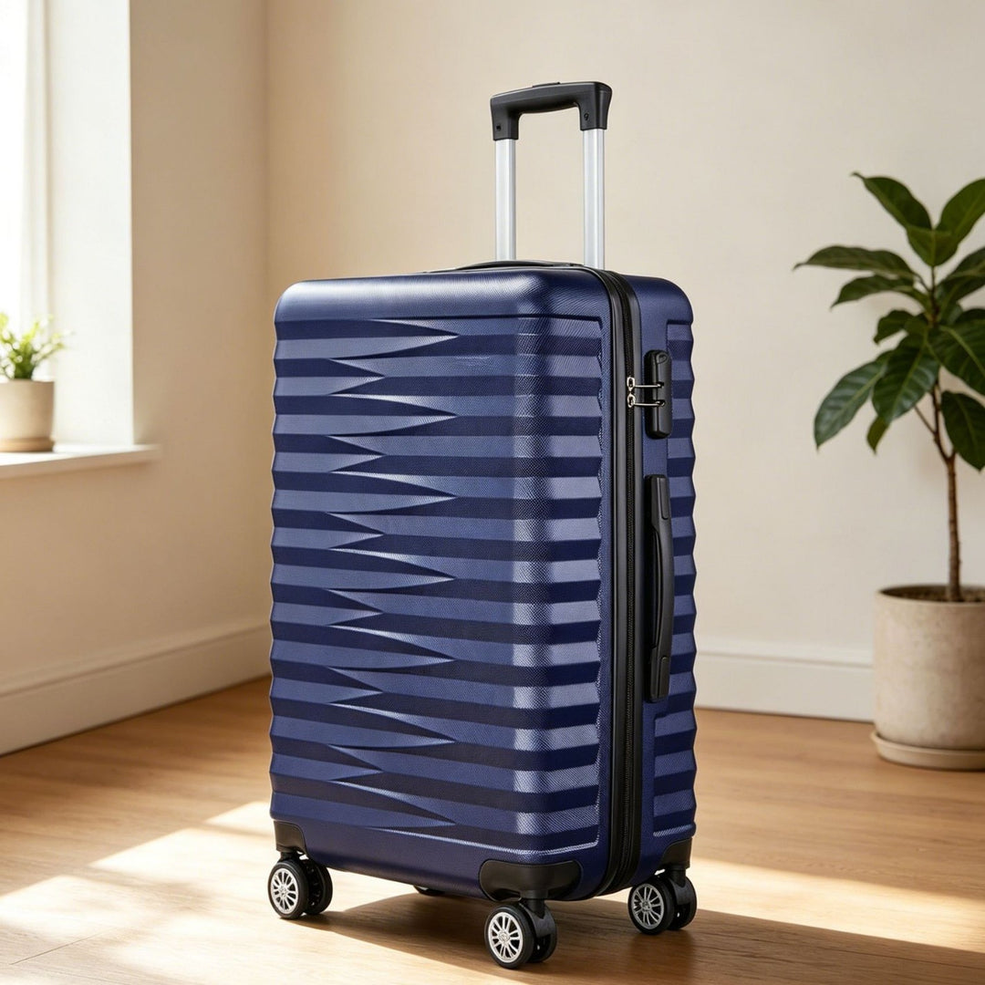 Unisex Stylish Textured Hard Shell Spinner Suitcase Stornfield
