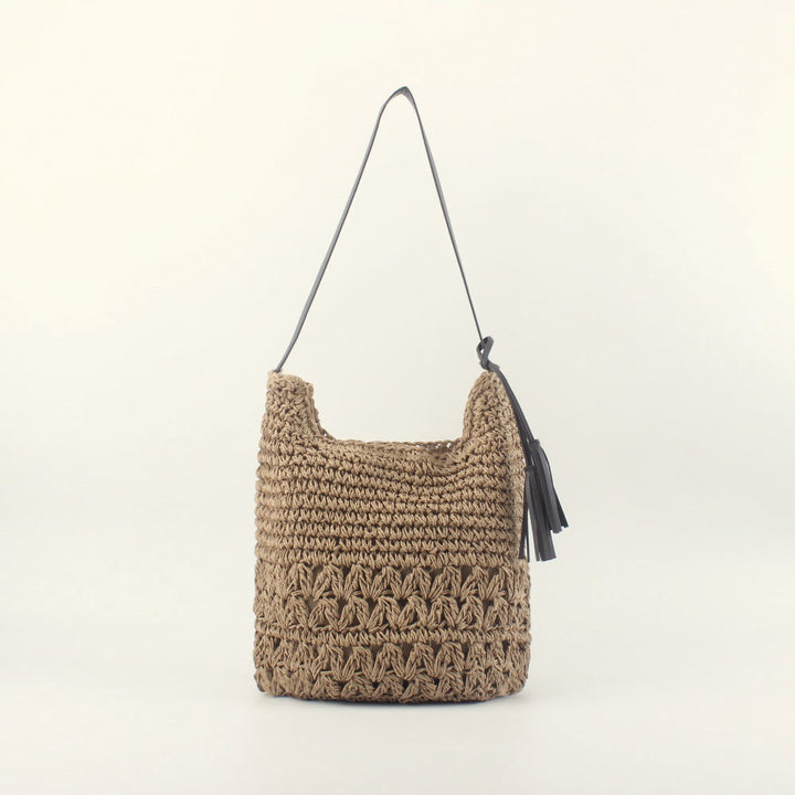 Handcrafted Hobo Bag Made of Natural Material Stornfield