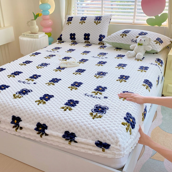 Floral Patterned Bed Cover