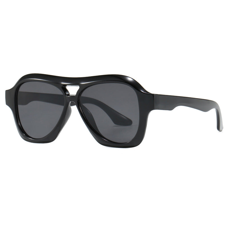 Ladies fashionable sunglasses in innovative design with wide frame Stornfield