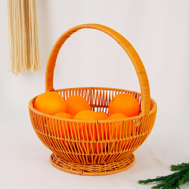 Handcrafted Wicker Storage Basket Stornfield