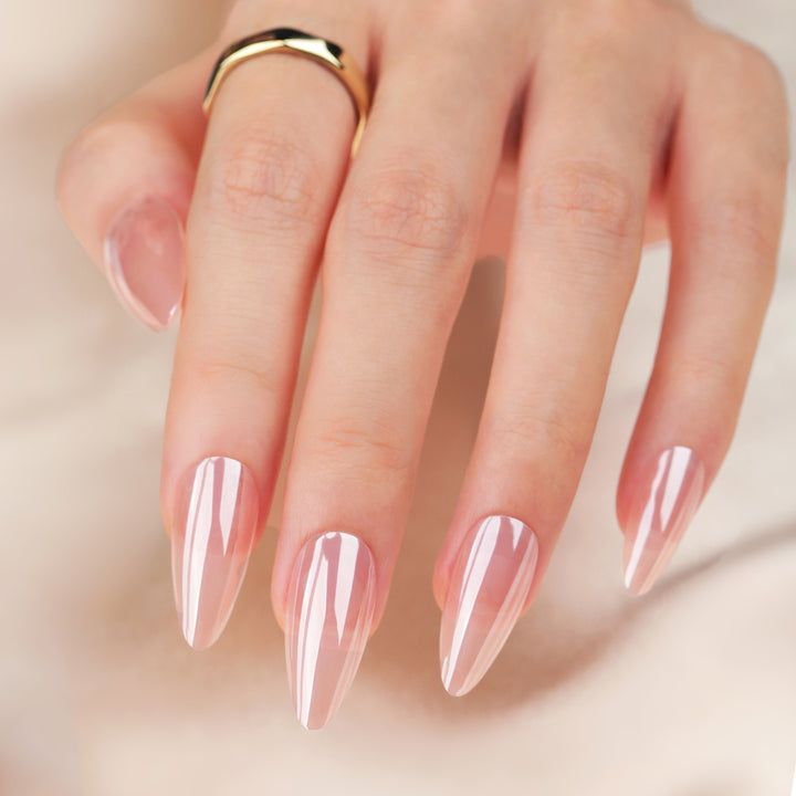 Elegant Stiletto Nails with Glossy Finish Stornfield