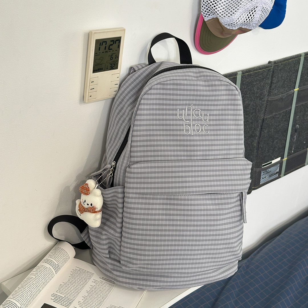 Stylish Checked Design Backpack Stornfield