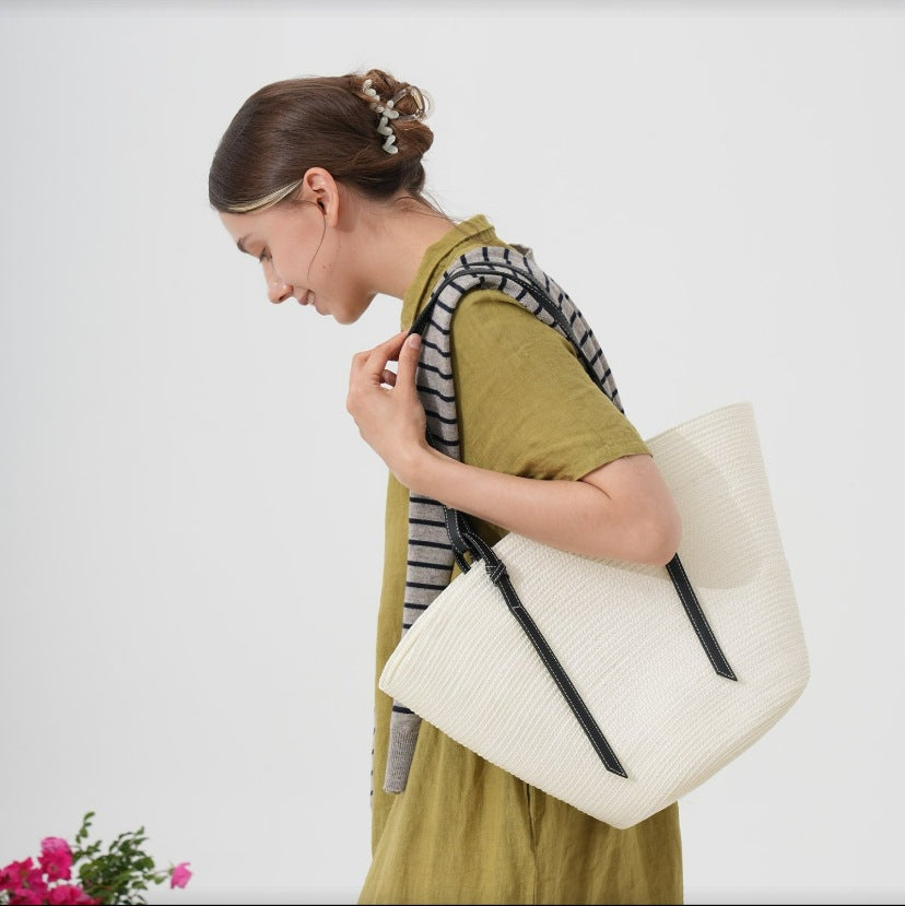 Tote bag in modern material mix Stornfield