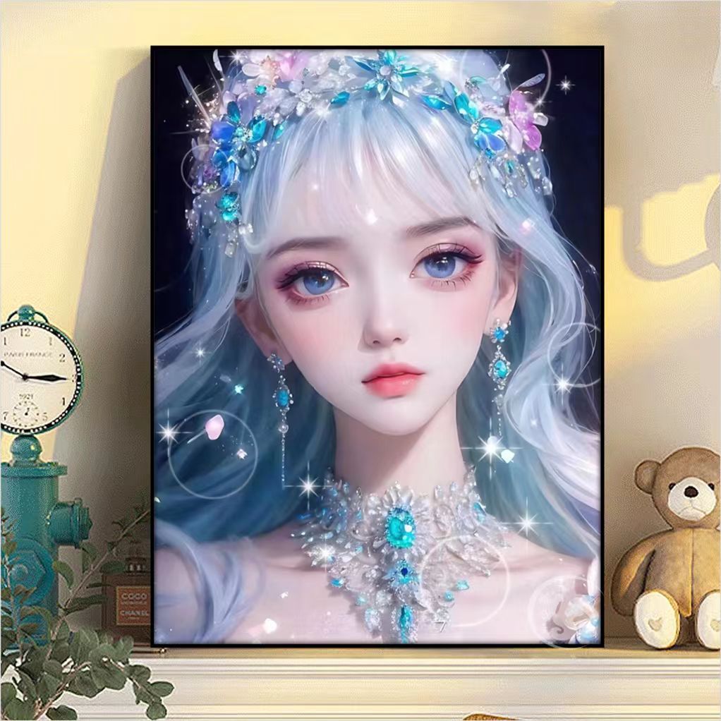 Fantasy Character Portrait Canvas Art Print Stornfield