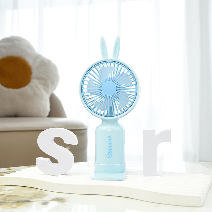 Portable Deer-Themed Handheld Cooling Fan Stornfield
