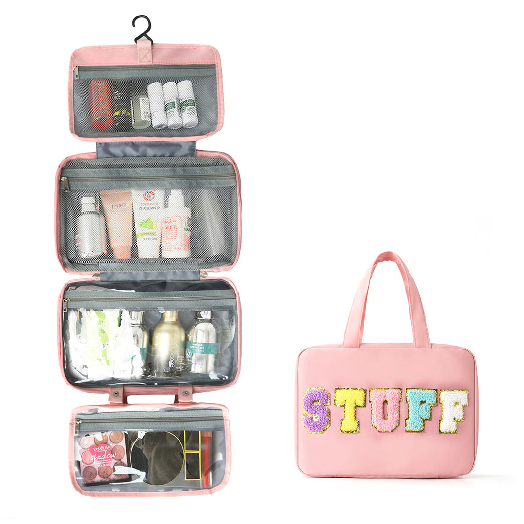 Multifunctional Cosmetic Organizer Bag with Hanging Design Stornfield