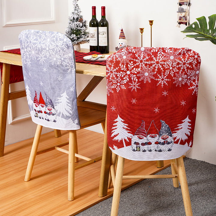 Festive chair covers with Christmas motifs Stornfield