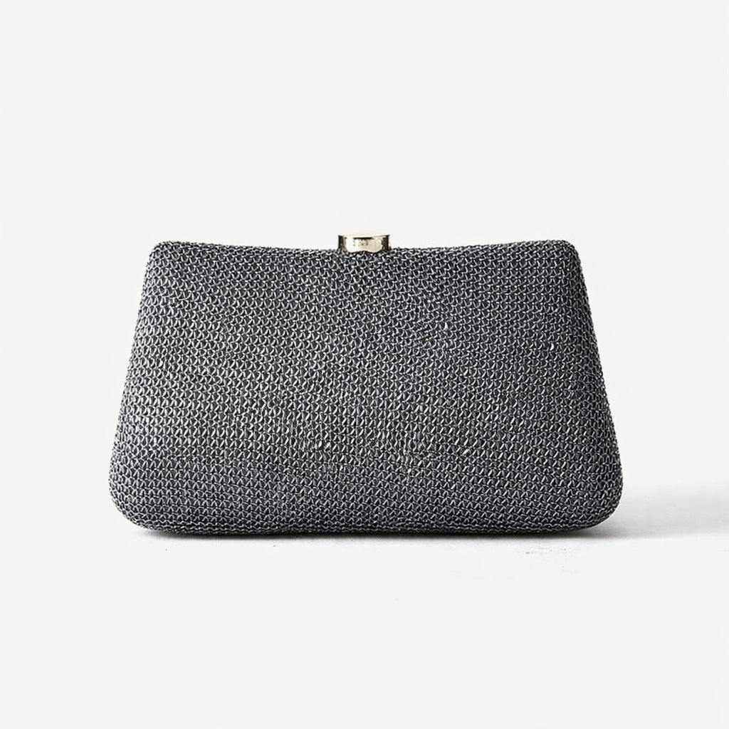 Textured Knit Evening Clutch