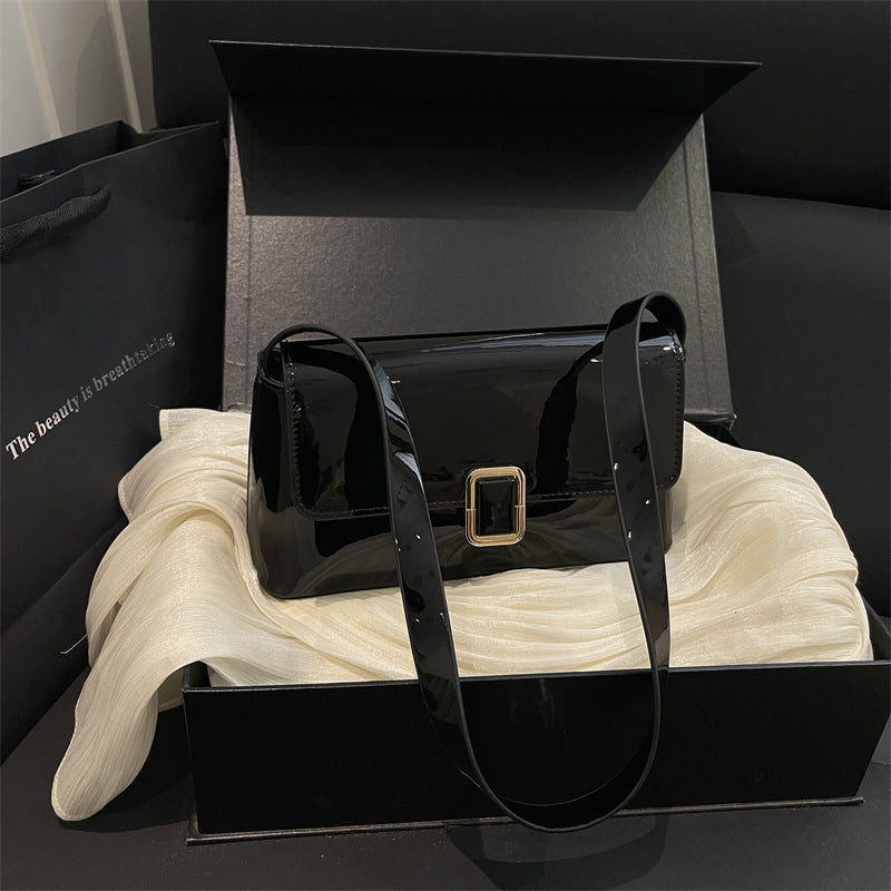 Elegant Patent Leather Handbag