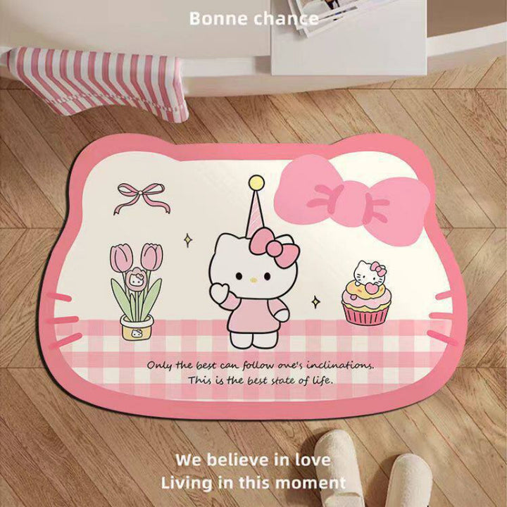 Cute Cartoon Themed Bath Mat